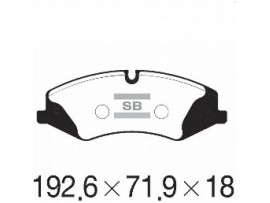 Колодки тормозные дисковые, комплект SP2233             HI-Q
