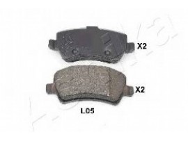 Колодки тормозные дисковые задние, комплект 51-0L-L05               ASHIKA