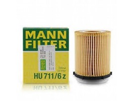 Фильтрующий элемент масляного фильтра "Evotop" с прокладкой  HU 711/6 Z               Mann
