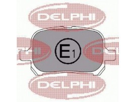 Колодки тормозные передние, комплект  LP1144 DELPHI